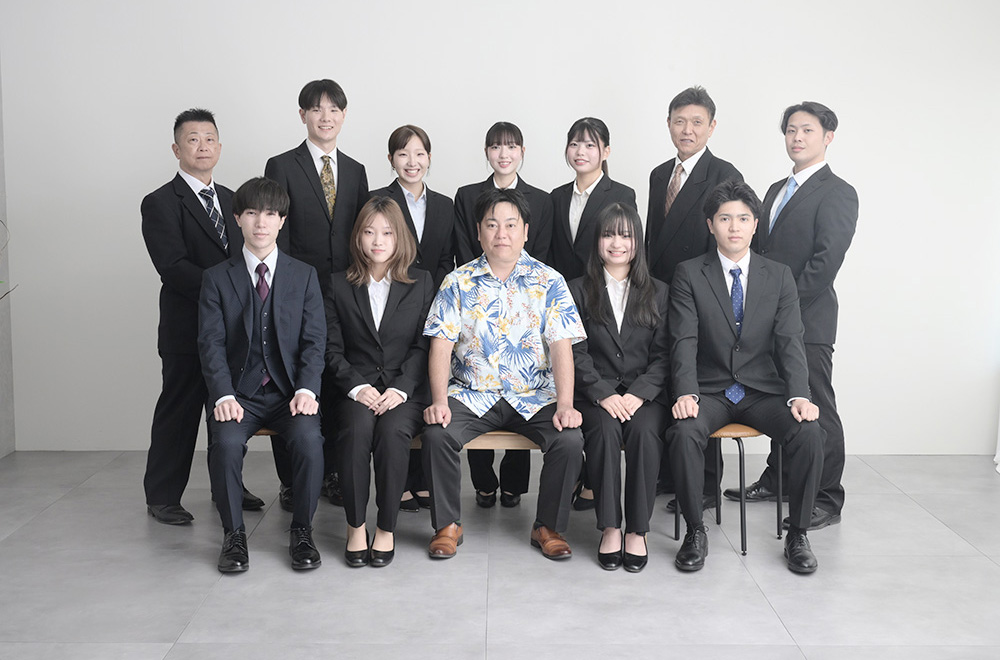 会社社員撮影