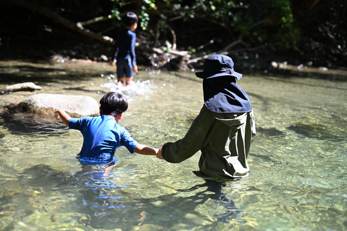 夏休みだよ！源河川で家族と特別な時間を過ごしました。 - No Image