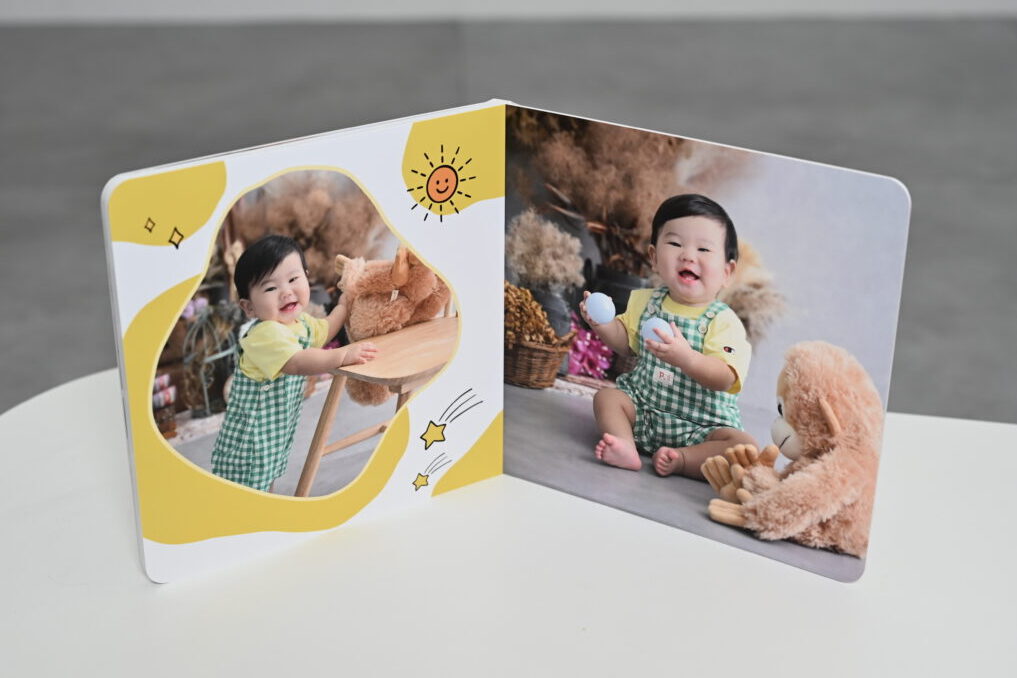 オプション商品のえほんブックの中のデザインの写真