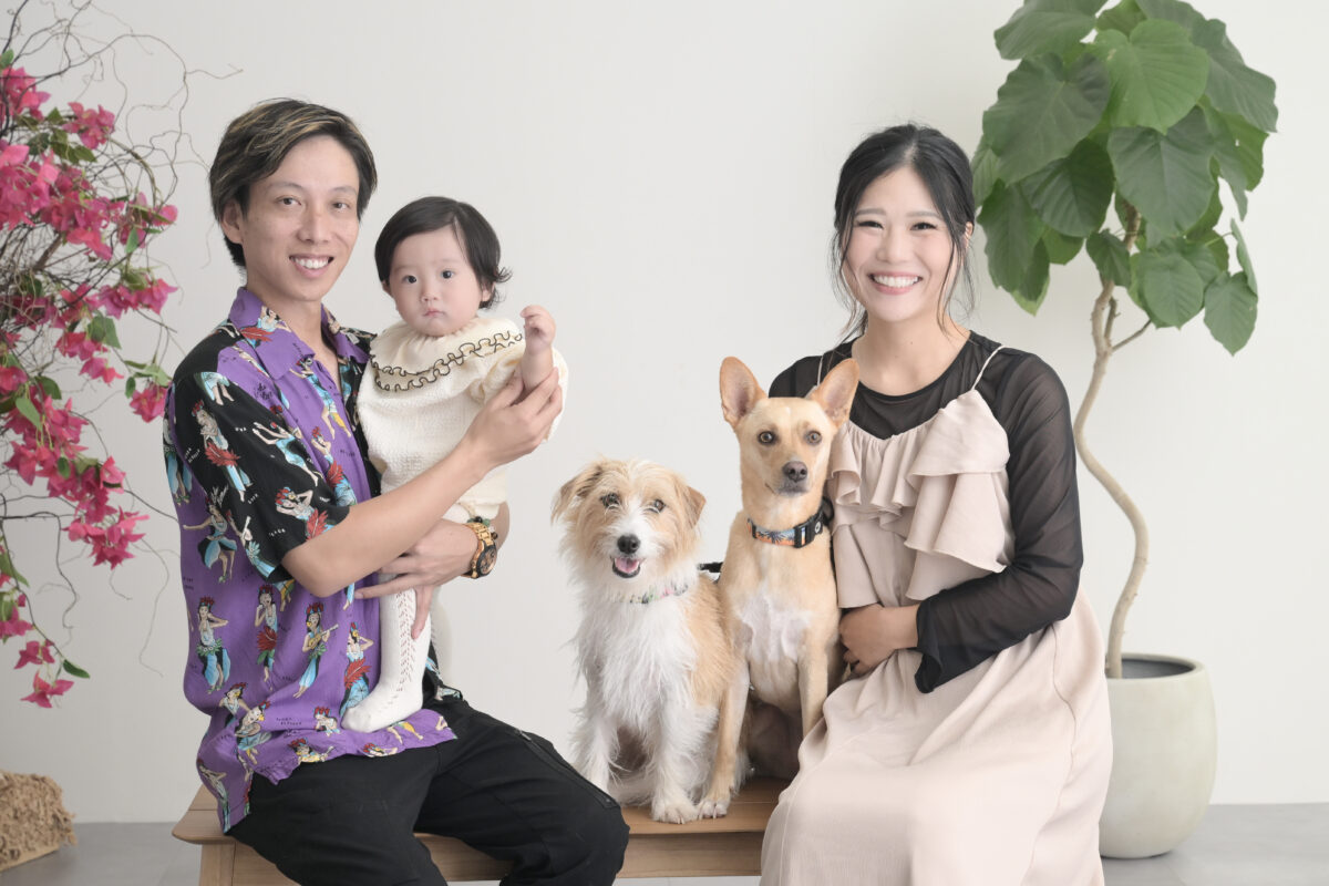 ステキなの家族がご来店！愛犬2匹も一緒の1歳記念の撮影をしたよ！ - No Image