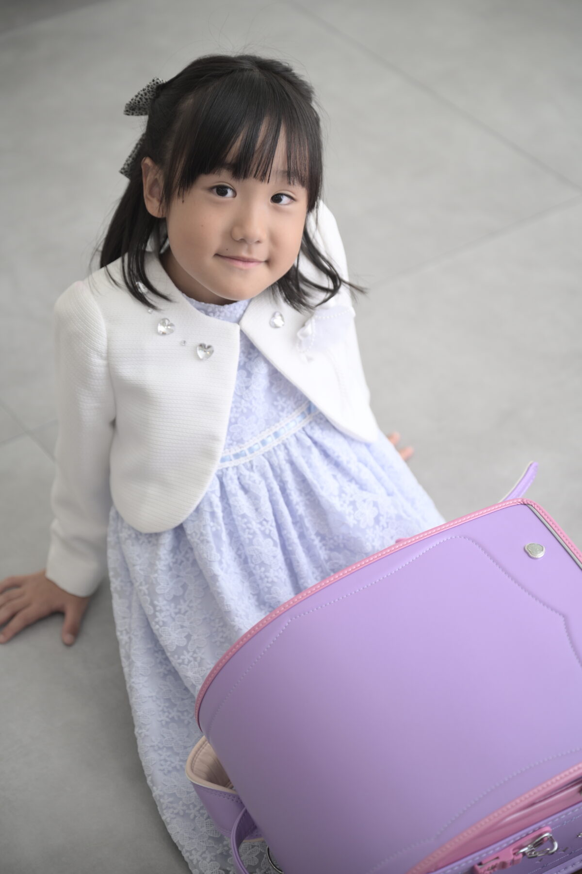 入学記念の写真