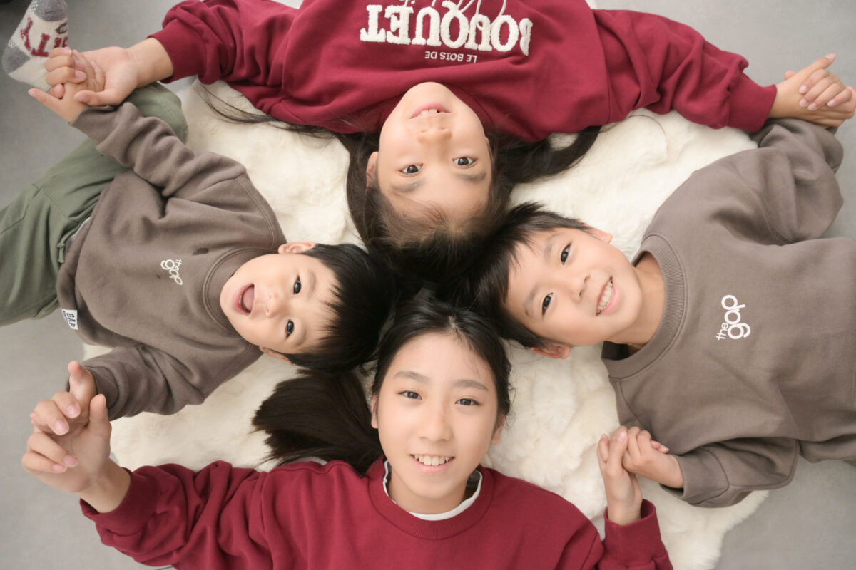 1歳記念（バースデーフォト）できょうだい写真