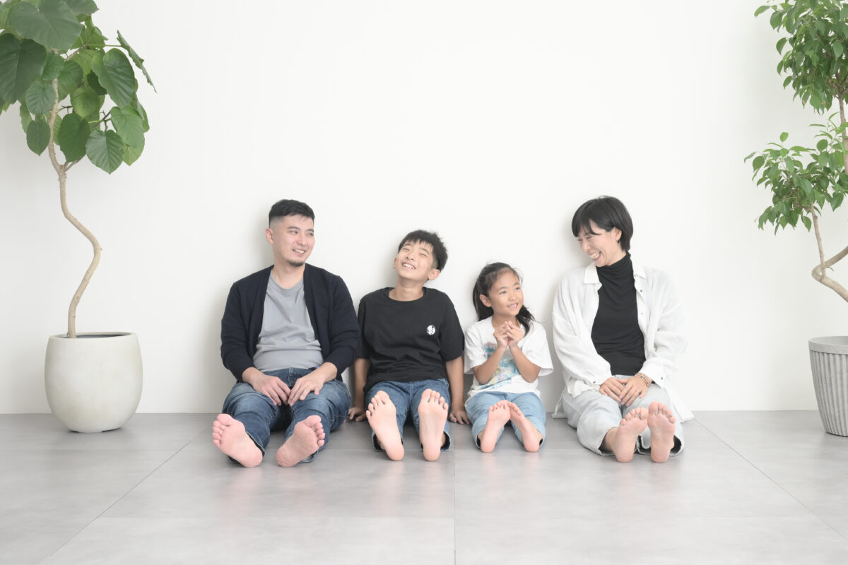 753記念で家族写真