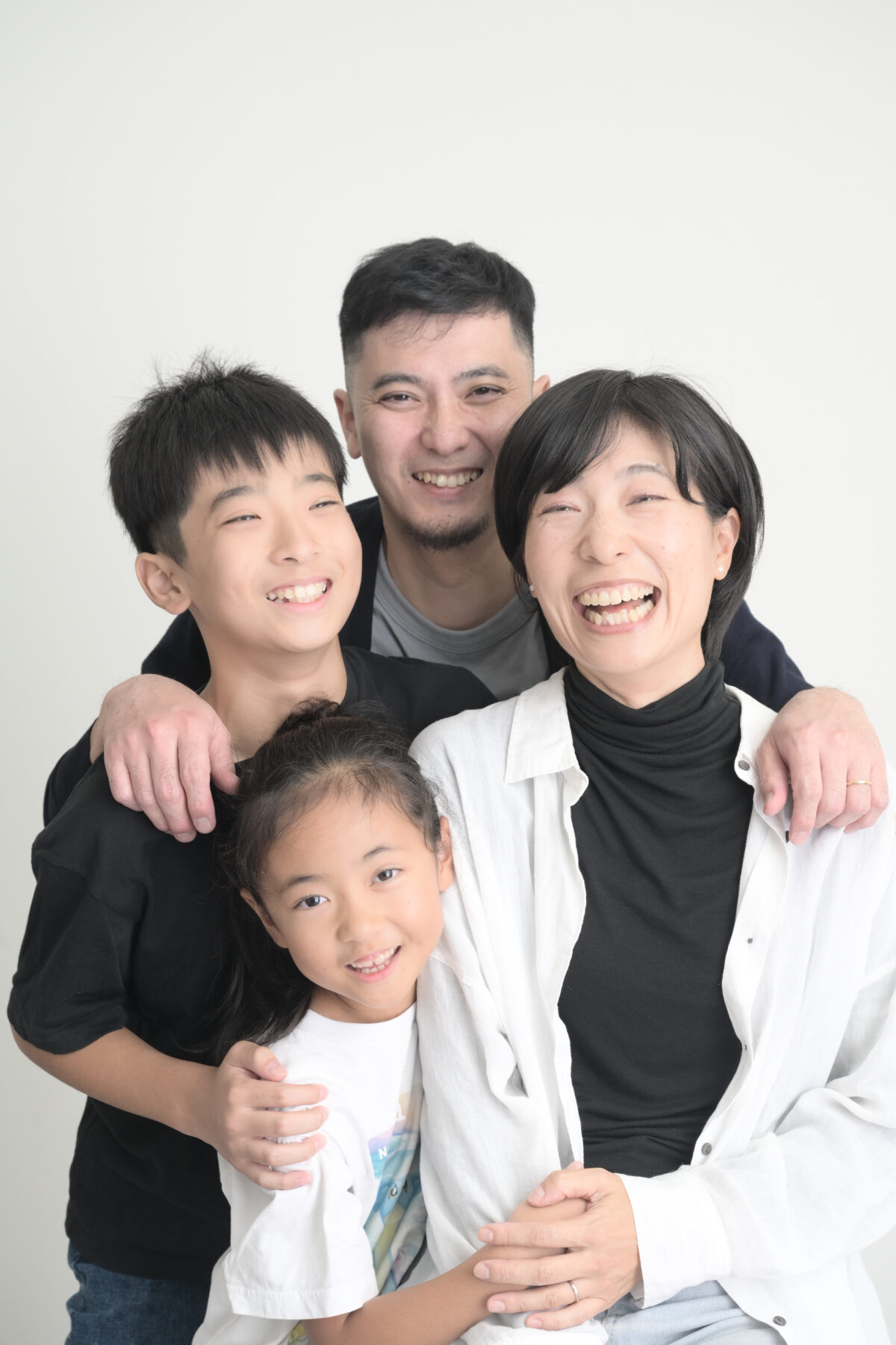 753記念で家族写真