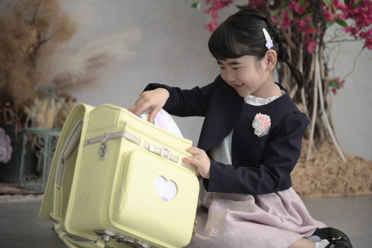 入学記念の前撮り写真