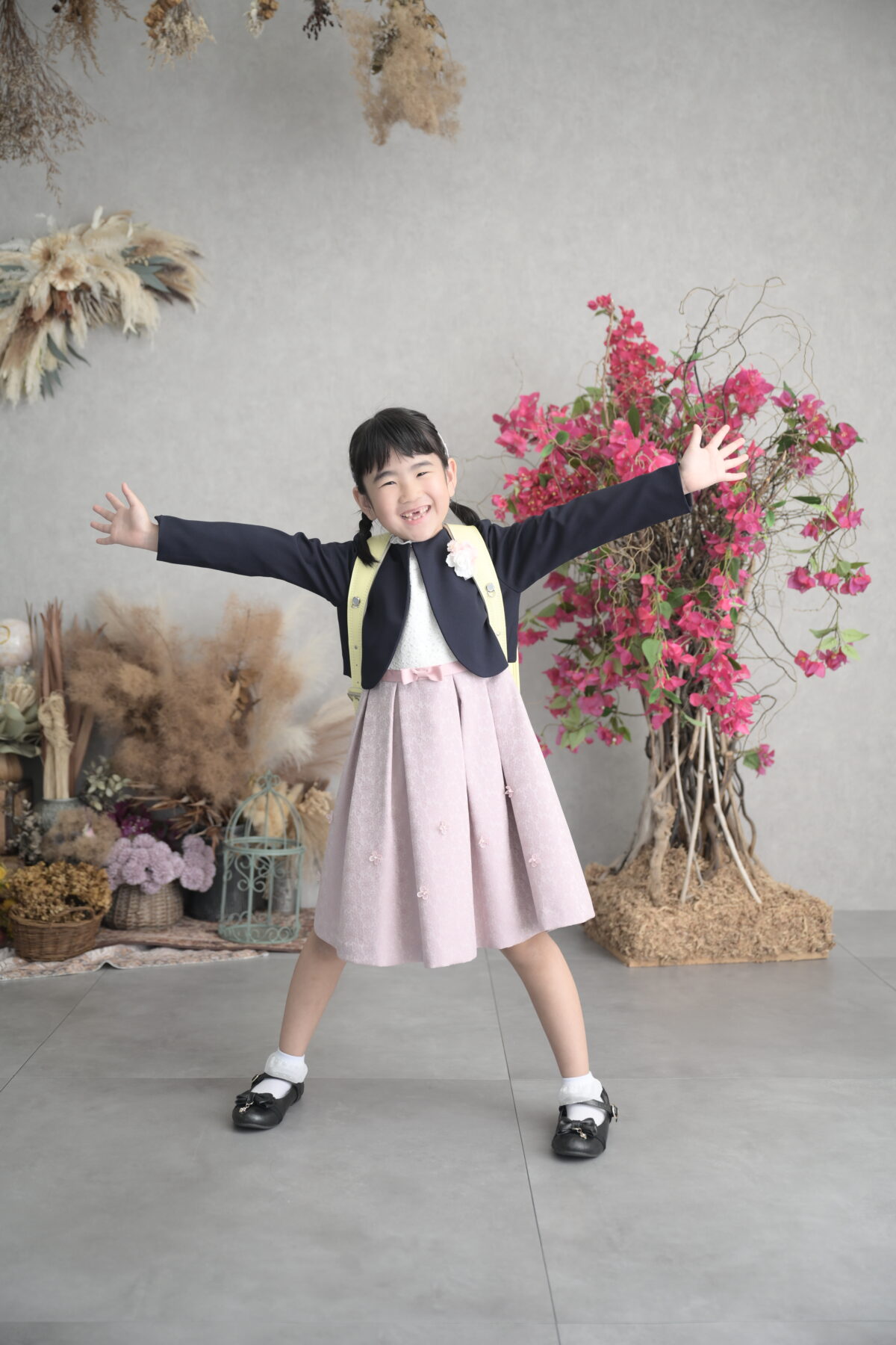 入学記念の前撮り写真