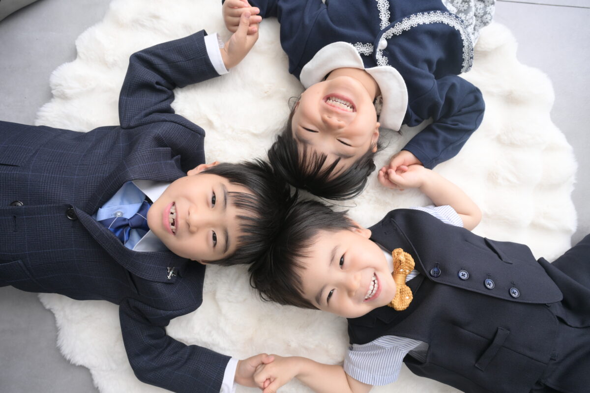 入学記念できょうだい写真