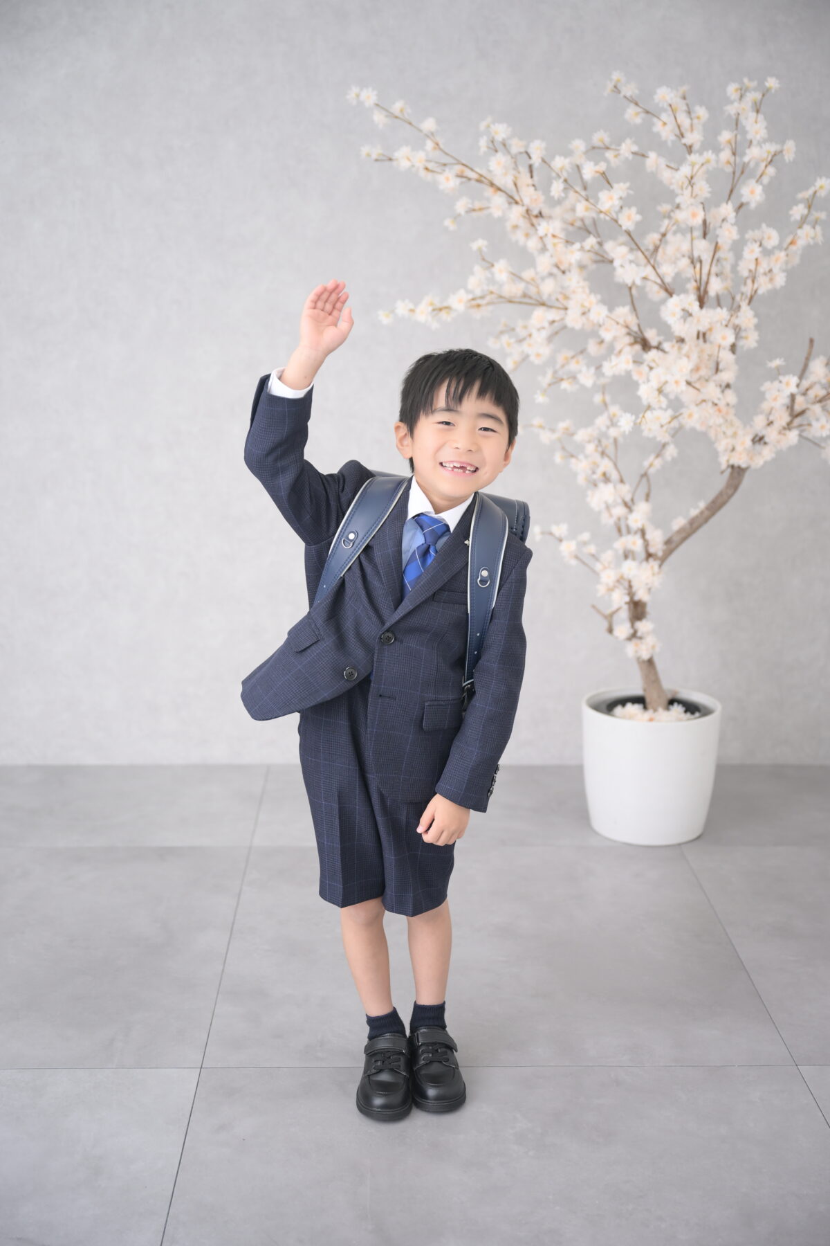 入学記念の前撮り写真