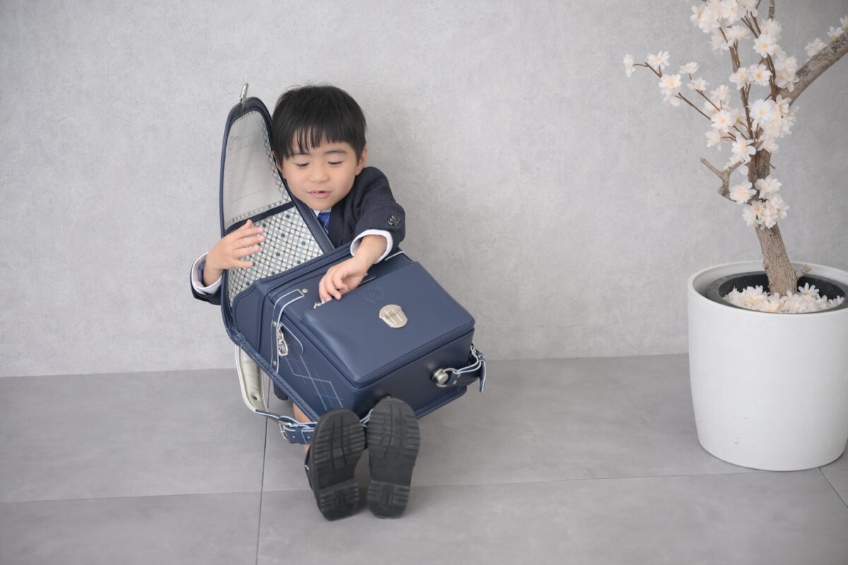 入学記念の前撮り写真