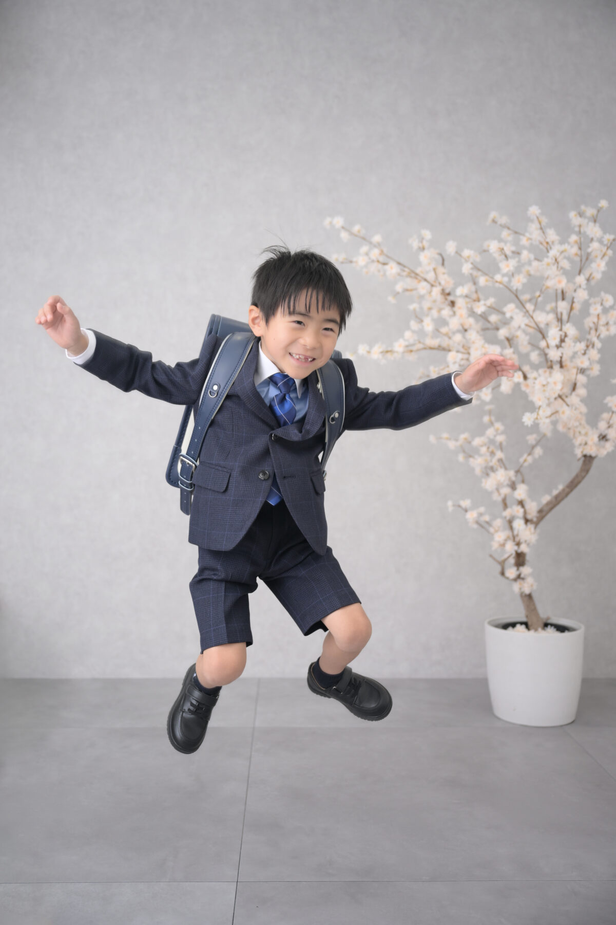 入学記念の前撮り写真