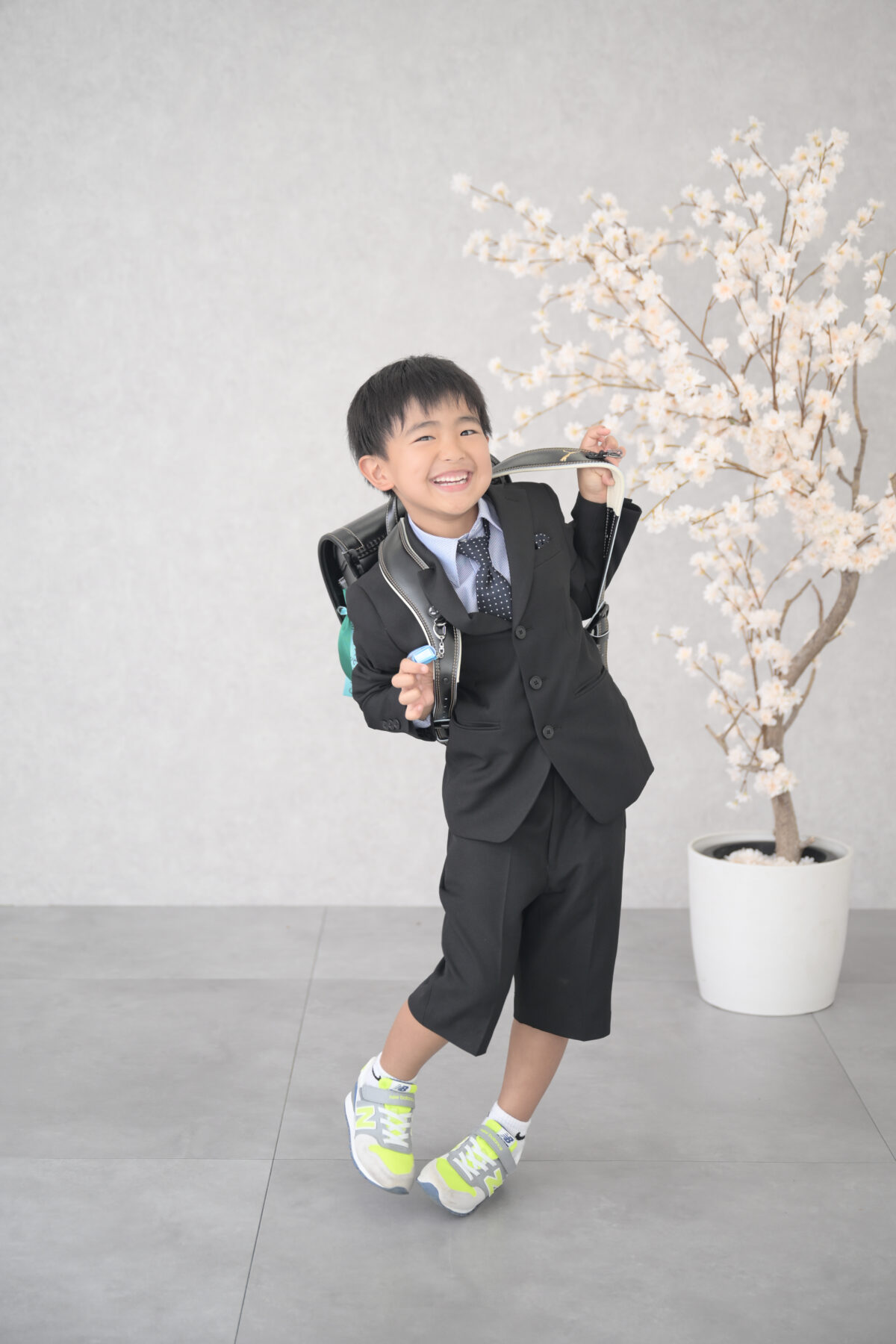 入学記念の写真