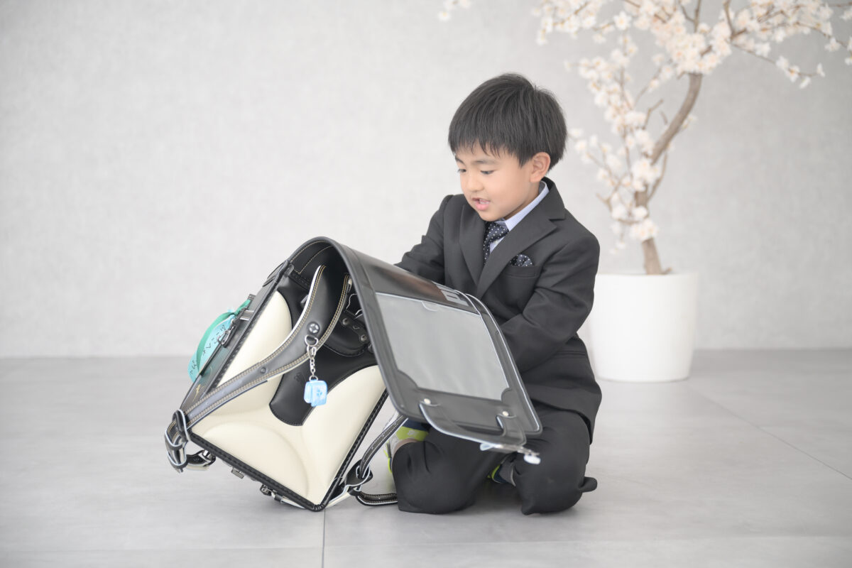 入学記念の写真