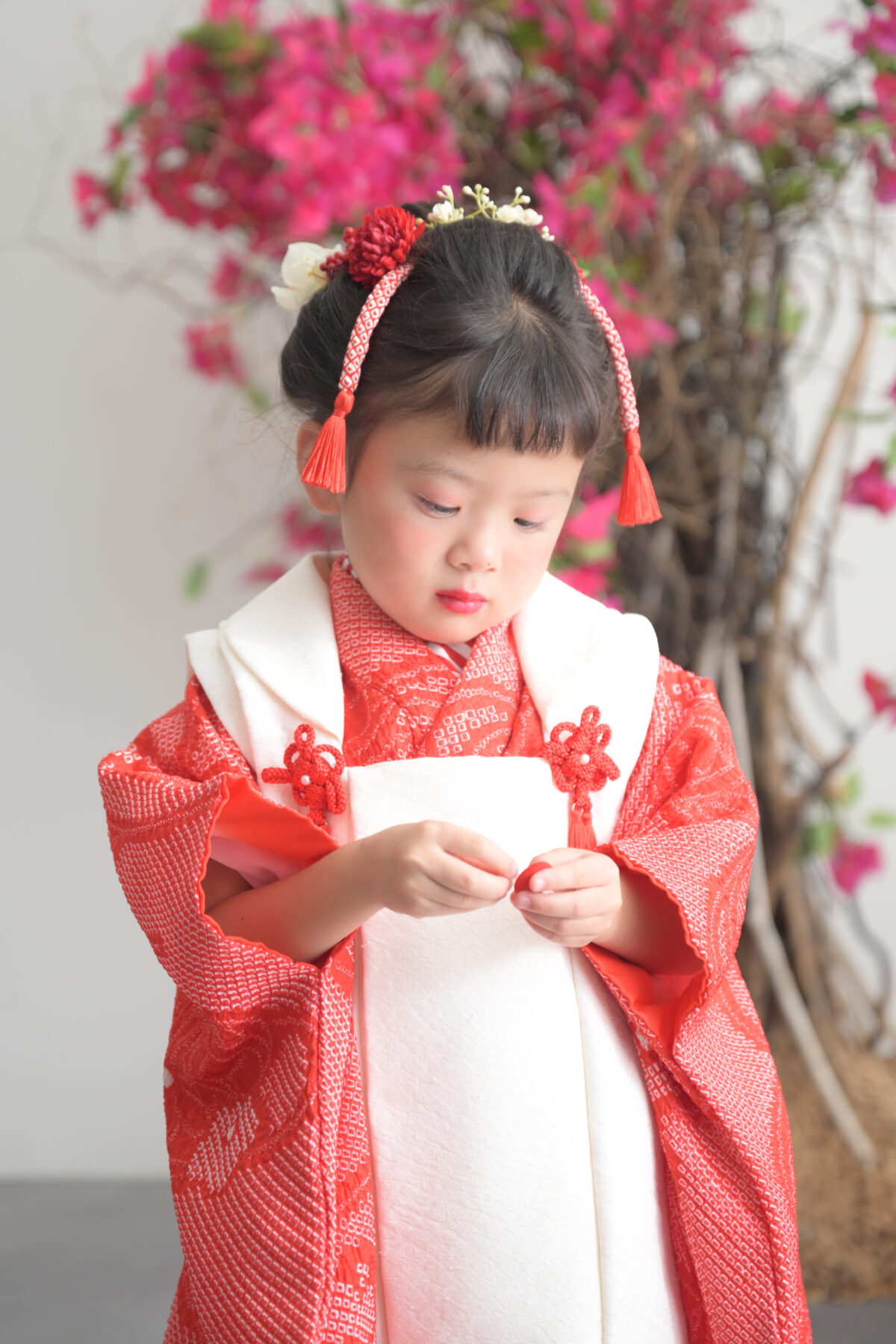 3歳女の子の七五三記念の写真