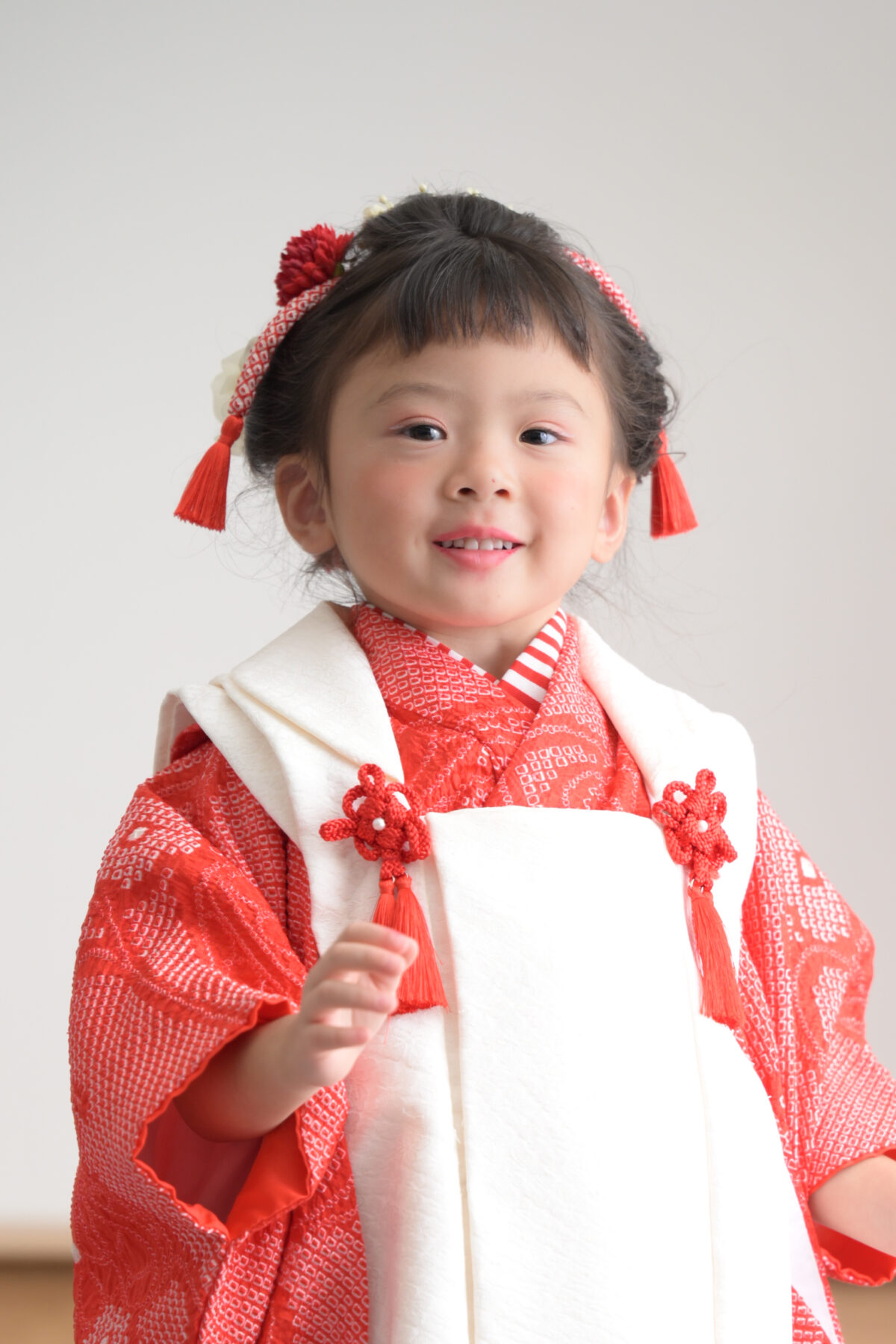 3歳女の子の七五三記念の写真